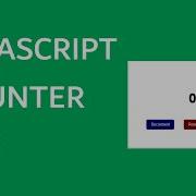 How To Build Counter App Using Html CSS And JavaScript