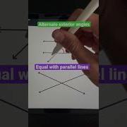 Vertical Alternate Interior Alternate Exterior And Supplementary Angles Geometry Shorts Math