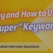 Super Keyword In Java Placement Interview Question