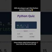 99 Get This Python Question Wrong Can You Shortsfeed Shorts