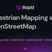 Pedestrian Mapping With OpenStreetMap