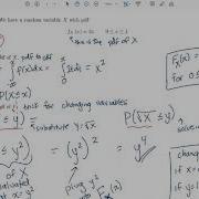 STAT 3000 Example 87 Transformation Of Random Variable