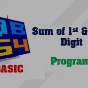 Sum Of First Last Digit Of Given Number In QBasic Make Easy