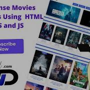 How To Create A Responsive Movie Website Using HTML CSS JavaScript WD School In 2022