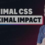 How To Make A Nice Site With Less CSS