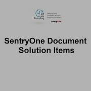 SentryOne Solution Items