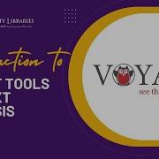 Introduction To Voyant Tools For Text Analysis