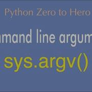 Command Line Arguments SYS ARGV Python Beginners Tutorial An IT Professional