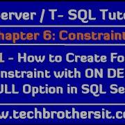 How To Create Foreign Key Constraint With ON DELETE SET NULL Option In SQL Server SQL Server P81