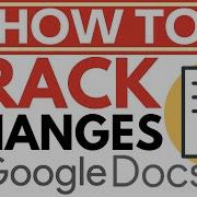 Google Docs Track Changes