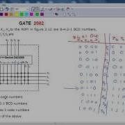 GATE 2002 ECE Реализация мультиплексора с использованием BCD кода 8421 в BCD код 2421