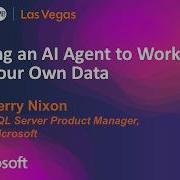 Building An AI Agent To Work With Your Own Data Visual Studio Live Las Vegas 2026