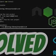Npm ERR Code ERESOLVE Could Not Resolve FIX Node JS React Npm Install Error In Visual Studio Code