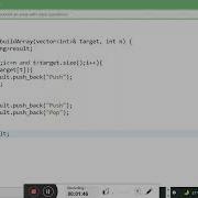 1441 Build An Array With Stack Operations LEETCODE SOLUTION IN C DS AND ALGO