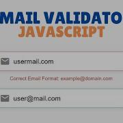 Create Email Input Validation Check Using JavaScript Tutorial