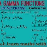 Beta Gamma Functions Part 2 Special Functions Engineering Maths English M1 M2 Arshad Sir
