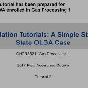 OLGA Tutorial 2 A Simple Steady State OLGA Case