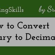 How To Convert Binary To Decimal In Java Coding Skills