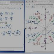 Using The Unit Circle Trig Of Negative Angles 1 8 8