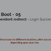 05 Custom Login Success Handler Role Dependent Redirect Spring Boot