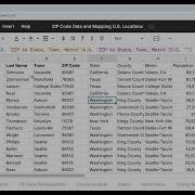ZIP Code Lookup In A Spreadsheet Map ZIP Code To State And County And Get ZIP Code Demographics