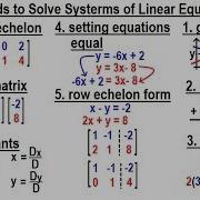 Algebra Ch 34 Solving System Of Linear Equations 4 Of 31 8 Methods To Solve System Of