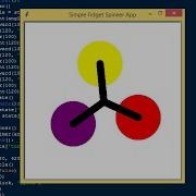 Simple Fidget Spinner App Using Python
