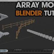 Using The ARRAY MODIFIER In Blender Blender Modifier Tutorial