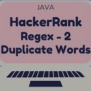 HackerRank Java Regex 2 Duplicate Words Certification Gold Badge