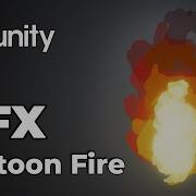 Cartoon Fire Shader Graph VFX Unity