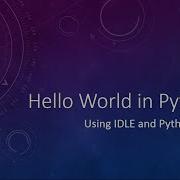 Hello World In Python IDLE 3 6 On Windows 10