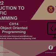 Introduction To Scientific Programming Chapter 14 Object Oriented Programming