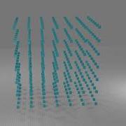 Cube Array Dance 2 Blender Animation