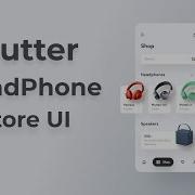 Flutter Headphone App Store UI Speed Code