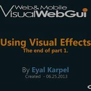 Using Visual Effects Part 1 Using A Visual Effect