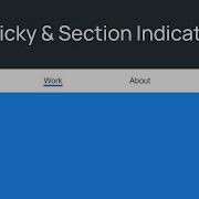Animated Navigation With Intersection Observer HTML CSS JavaScript