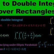 Double Integrals Over Rectangles And Finding Volume Double Integral
