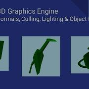 VB Net 3D Graphics Engine Part 2 Normals Culling Lighting Object Files