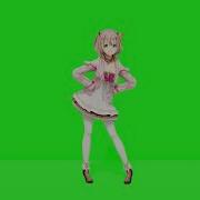 Hololive ID Helltaker Dance Green Screen Mmd
