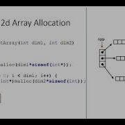 Dynamic 2d Array Allocation And Deallocation In C