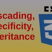 Cascading Specificity And Inheritance Basic CSS3 Fast