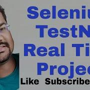 Проект Selenium TestNG в реальном времени Мини проект автоматизированного тестирования Selenium