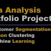 Data Analyst Portfolio Project 2 Python Customer Segmentation Clustering
