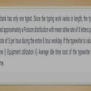 Queuing Theory Model 1 Problems Part 2