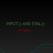 Python Input And Eval Functions Python Pogramming For Begginers Part 14