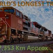 Longest Train In The World I Australian BHP Iron Ore I BHP Iron Ore Longesttrain Train Viral