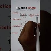 Fraction Tricks Maths Mathteachergon Fractions