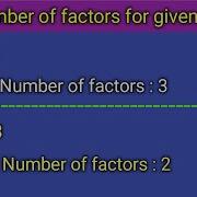 How To Find Number Of Factors For Given Number In Java Java Code To Find Number Of Factors Factors