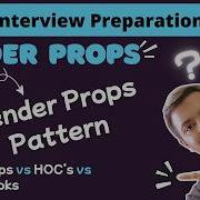 Render Props Pattern In React Render Props Vs HOCs Vs Custom Hooks React Interview Preparation