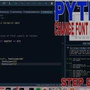 How To Change Font Size Of Plot Labels In Python